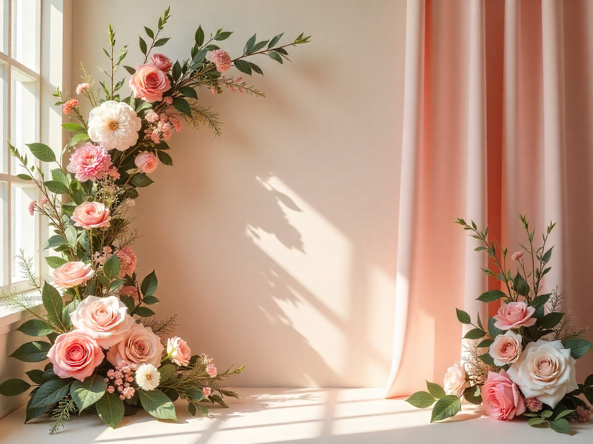 Balloon installation photo zone